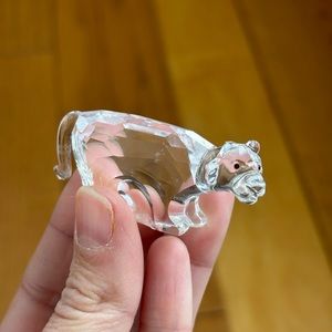 Retired Swarovski Crystal Lion Figurine